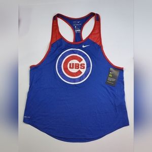 NWT Chicago Cubs Tank Top Dri-Fit Rush Blue Size L